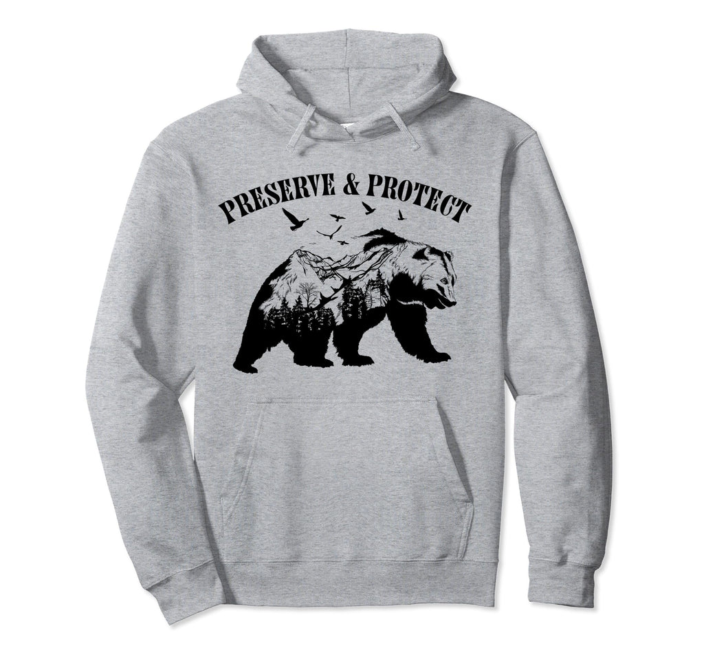 Preserve Protect National Park Nature Hoodie - Minimalist Print Men Women - T-Shirt, Sweatshirt, Hoodie