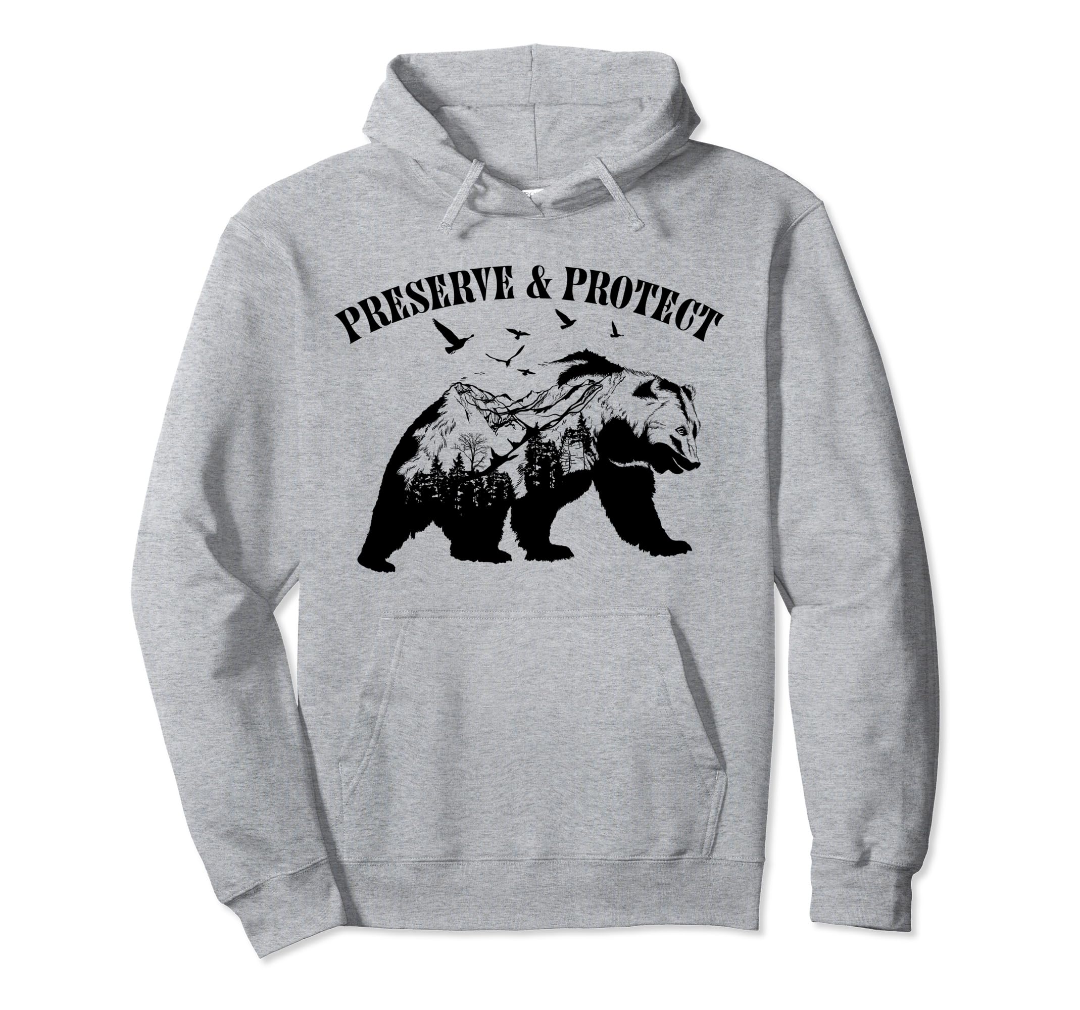 Preserve Protect National Park Nature Hoodie - Minimalist Print Men Women - T-Shirt, Sweatshirt, Hoodie