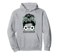 Soccer Mom Messy Bun Sports Momlife Hoodie - Unique Graphic for Adults - T-Shirt, Sweatshirt, Hoodie