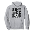 Soccer Mama Coquette Bow Funny Soccer Hoodie - Trendy Graphic Men Women - T-Shirt, Sweatshirt, Hoodie