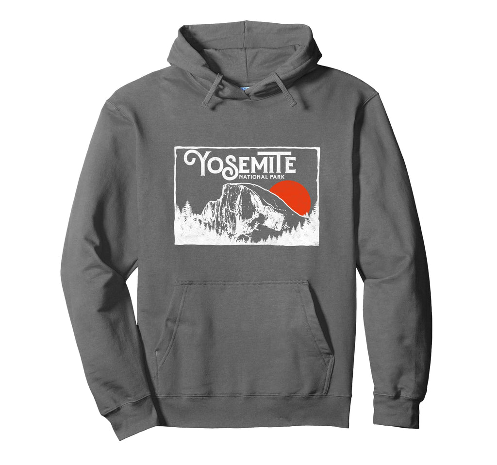Yosemite National Park Half Dome 80S Hoodie - Streetwear Style Men Women - T-Shirt, Sweatshirt, Hoodie