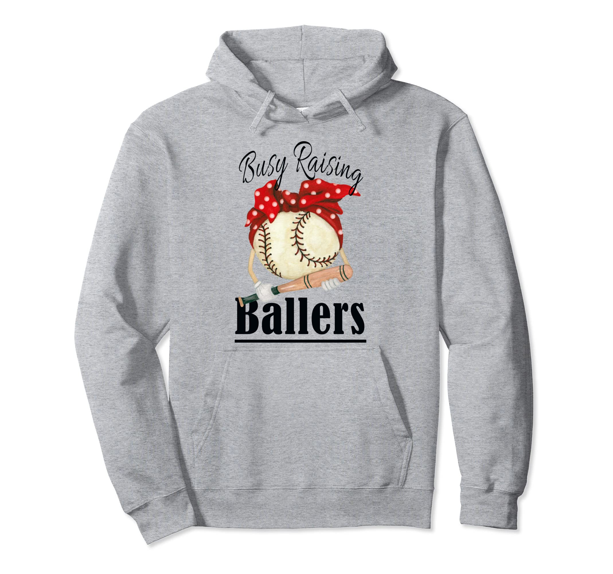 Womens Messy Bun Busy Raising Hoodie - Casual Everyday Wear for Adults - T-Shirt, Sweatshirt, Hoodie