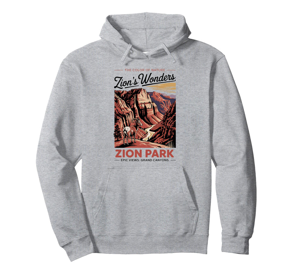 Climb Red Rocks Zion Canyon Zion Hoodie - Casual Everyday Wear Unisex - T-Shirt, Sweatshirt, Hoodie