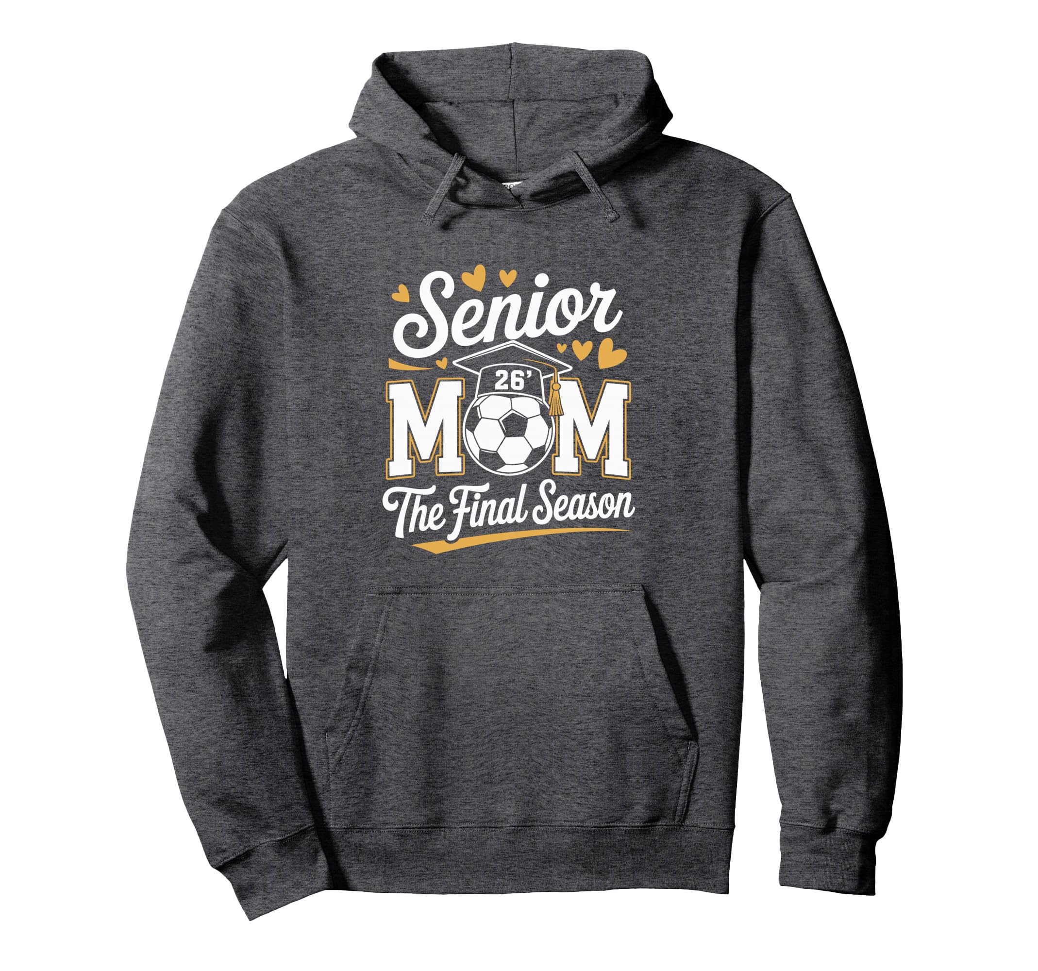 Senior Soccer Mom Class 2026 Hoodie - Custom Art Print for Adults - T-Shirt, Sweatshirt, Hoodie