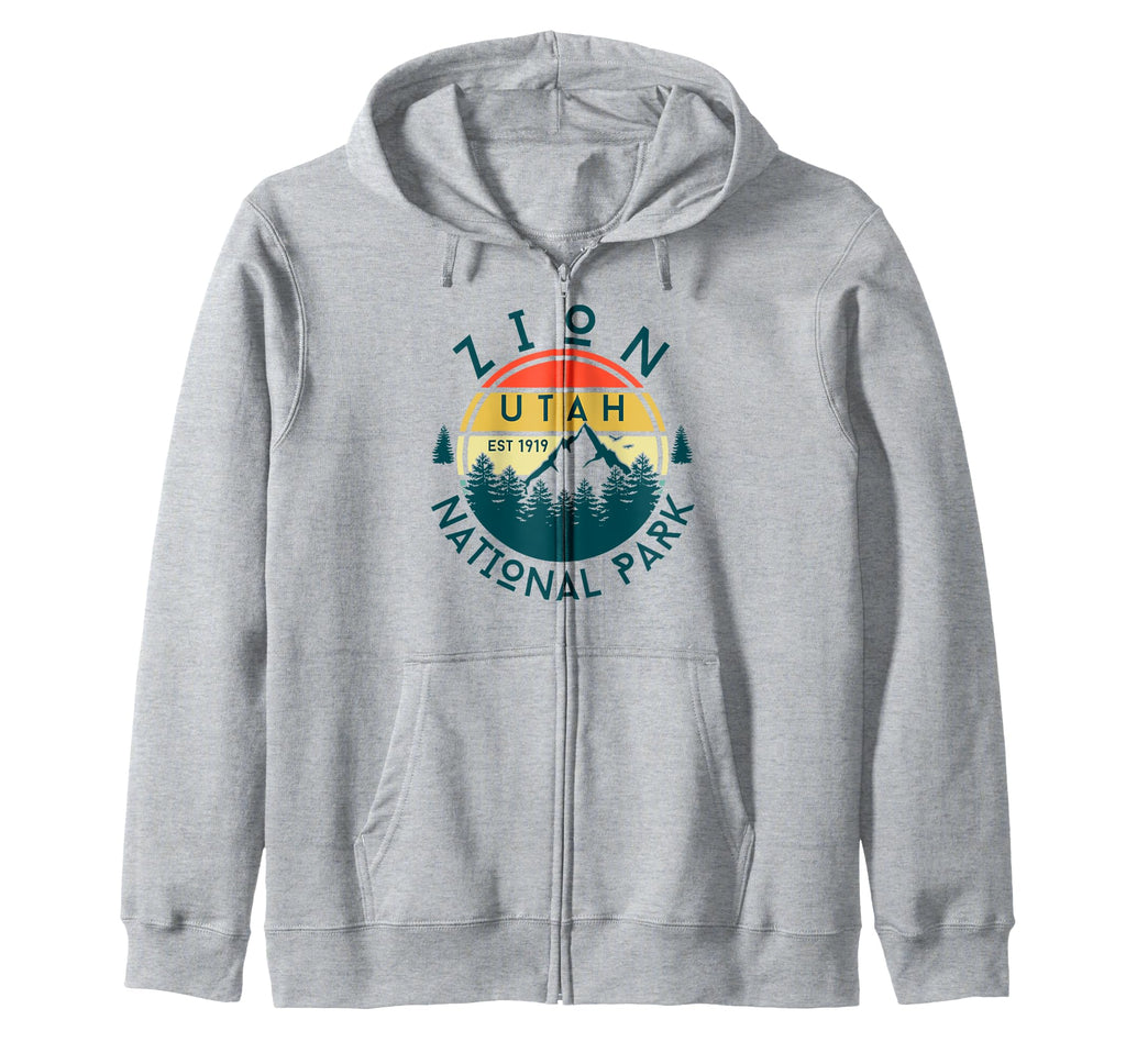 Zion National Park Utah Usa Outdoor Sweatshirt - Graphic Print Men Women - T-Shirt, Sweatshirt, Hoodie