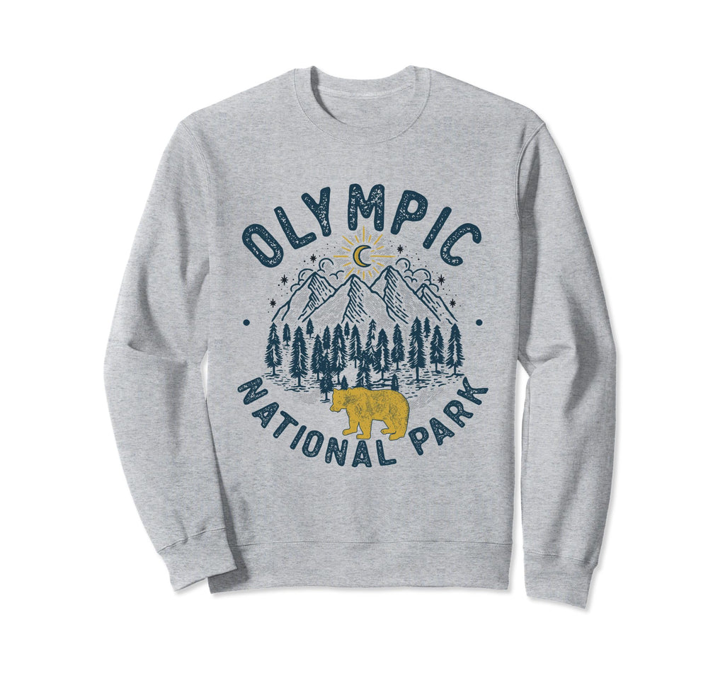 Olympic National Park Mountain Sweatshirt - Unique Graphic Unisex - T-Shirt, Sweatshirt, Hoodie