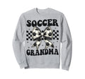 Soccer Grandma Funny Coquette Bow Sweatshirt - Trendy Graphic Unisex - T-Shirt, Sweatshirt, Hoodie