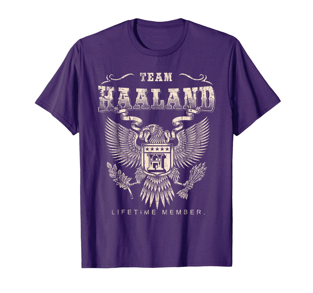 Team Haaland Lifetime Member Haaland T-Shirt - Unique Graphic for Adults - T-Shirt, Sweatshirt, Hoodie