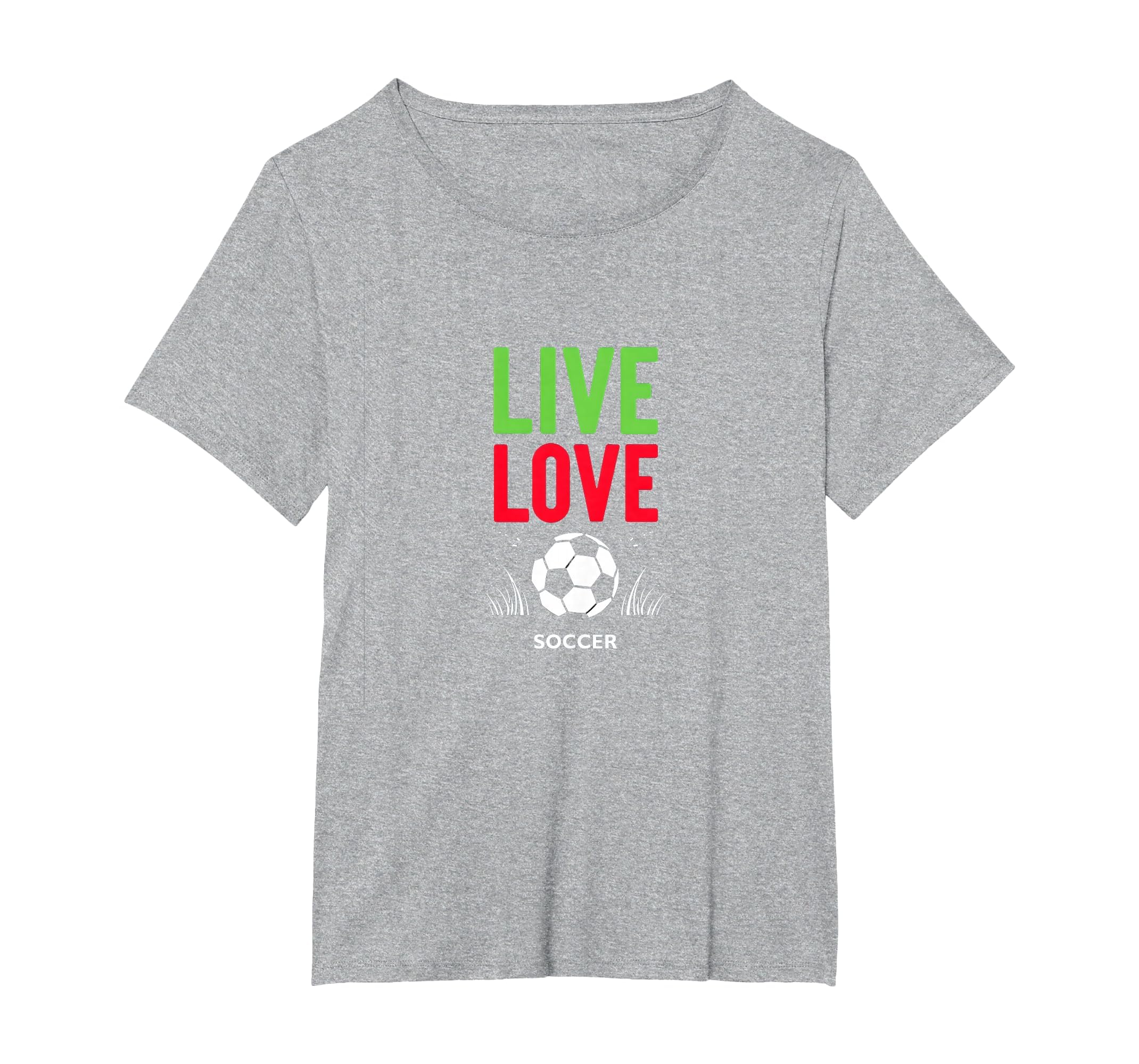 Live Love Soccer Inspiring Sports T-Shirt - Aesthetic Graphic Men Women - T-Shirt, Sweatshirt, Hoodie
