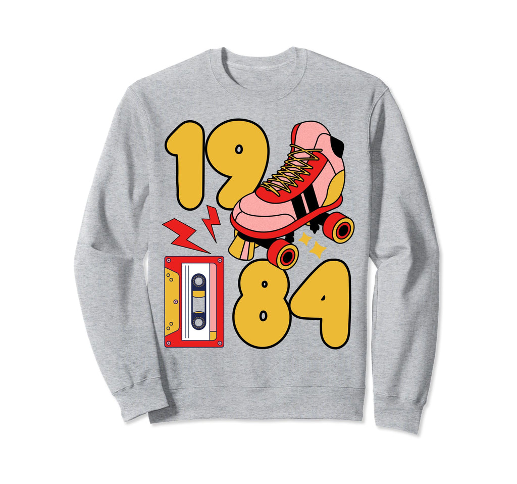 Old School 80S Vibes 1984 Hip Hop Sweatshirt - Custom Art Print Unisex - T-Shirt, Sweatshirt, Hoodie