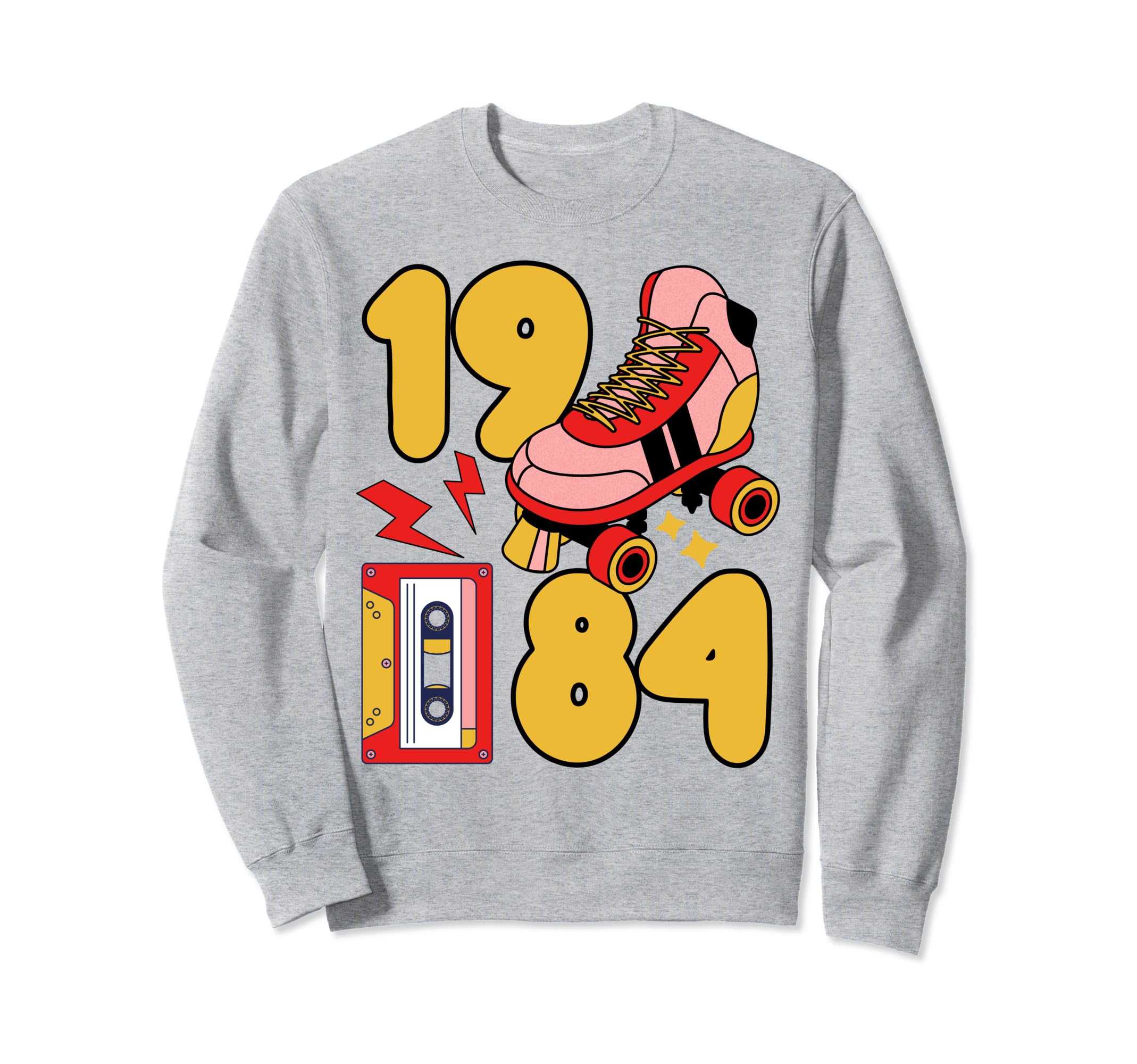 Old School 80S Vibes 1984 Hip Hop Sweatshirt - Custom Art Print Unisex - T-Shirt, Sweatshirt, Hoodie