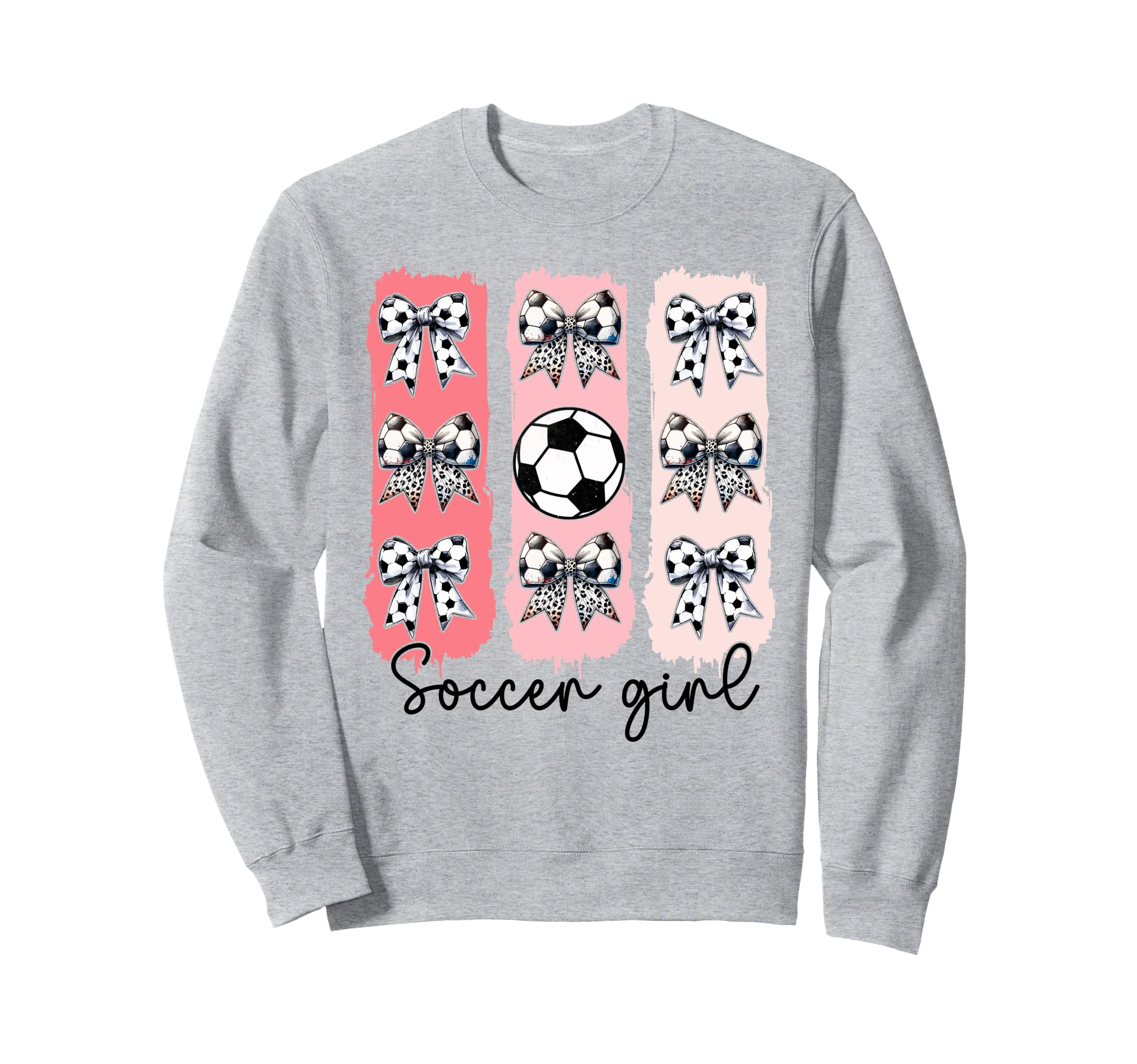 Soccer Coquette Bow Soccer Soccer Sweatshirt - Unique Graphic for Adults - T-Shirt, Sweatshirt, Hoodie