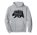 Crater Lake Oregon Nature Bear Hiking Hoodie - Trendy Graphic for Adults - T-Shirt, Sweatshirt, Hoodie