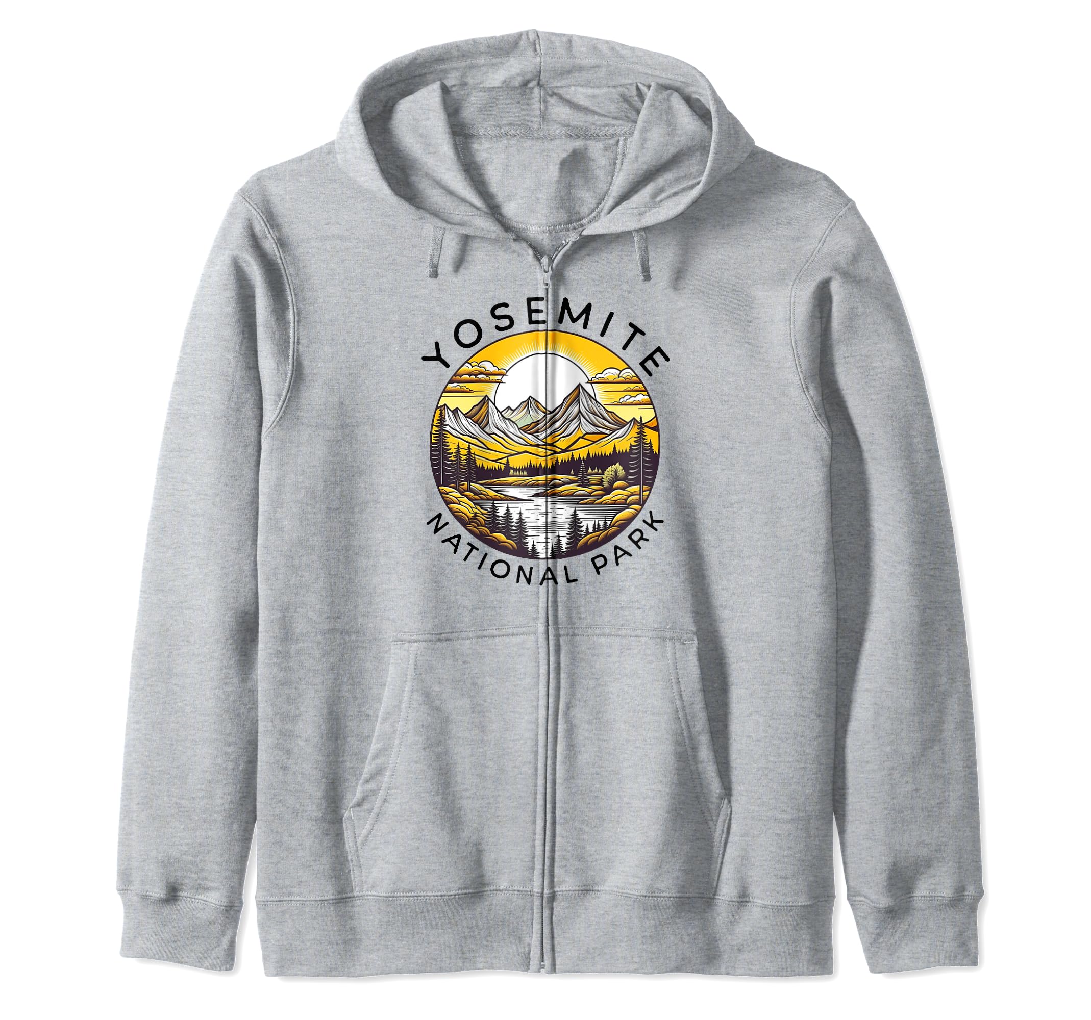 Yosemite National Park California Sweatshirt - Unique Graphic for Adults - T-Shirt, Sweatshirt, Hoodie
