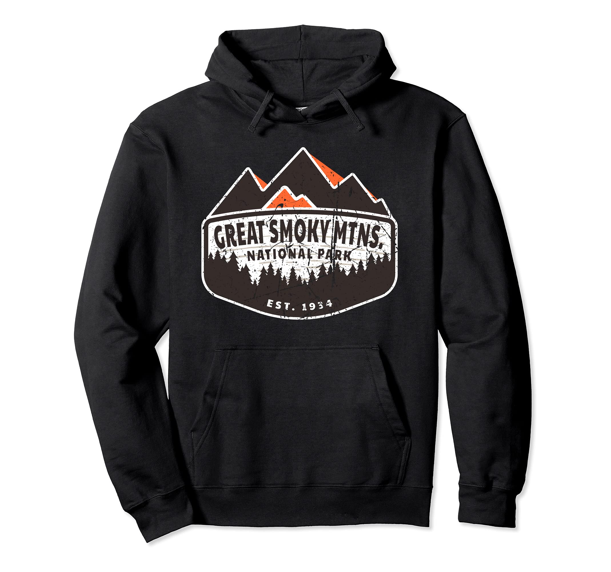 Great Smoky Mountains National Park Est Hoodie - Graphic Print Men Women - T-Shirt, Sweatshirt, Hoodie