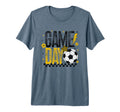 Game Day Soccer Season Black Yellow Gold T-Shirt - Streetwear Style Unisex - T-Shirt, Sweatshirt, Hoodie