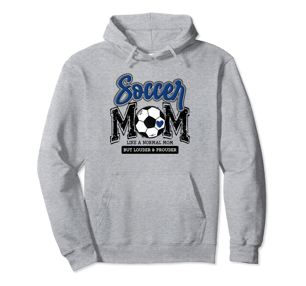 Soccer Mom Blue Soccer Player Calls Me Hoodie - Unique Graphic for Adults - T-Shirt, Sweatshirt, Hoodie