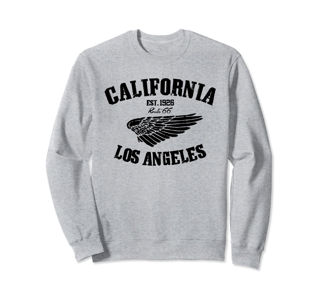 Route 66 California Wing Sweatshirt - Novelty Apparel Unisex - T-Shirt, Sweatshirt, Hoodie