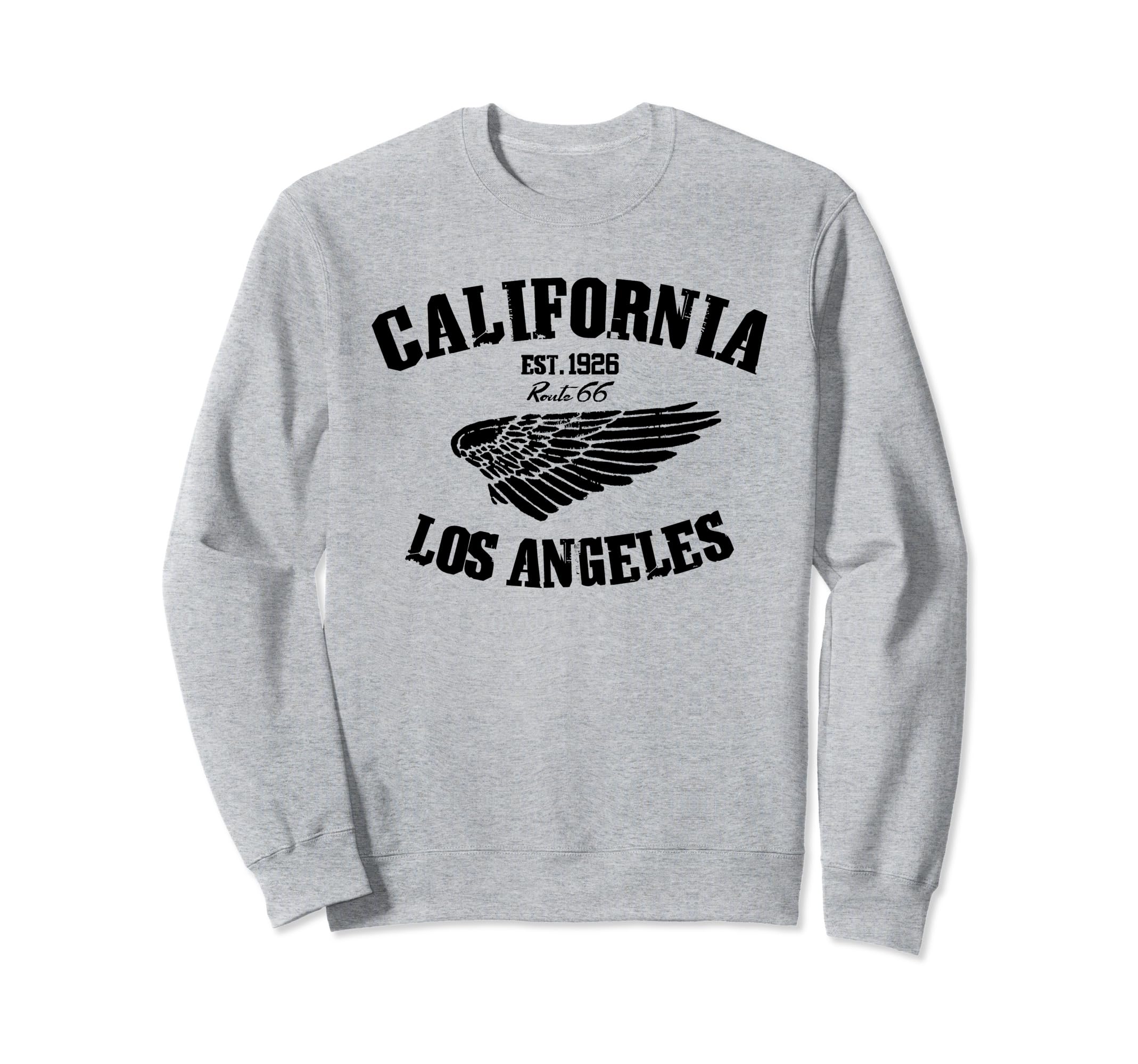 Route 66 California Wing Sweatshirt - Novelty Apparel Unisex - T-Shirt, Sweatshirt, Hoodie