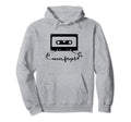 Never Forget Audio Video Cassette Tape Hoodie - Novelty Apparel Unisex - T-Shirt, Sweatshirt, Hoodie