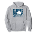 Glacier National Park Distressed Hoodie - Casual Everyday Wear for Adults - T-Shirt, Sweatshirt, Hoodie