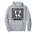 Lets Kick Some Grass Soccer Coquette Bow Hoodie - Graphic Print Men Women - T-Shirt, Sweatshirt, Hoodie