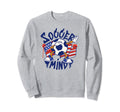 Soccer Mind Patriotic Us Flag Sports Sweatshirt - Minimalist Print Unisex - T-Shirt, Sweatshirt, Hoodie