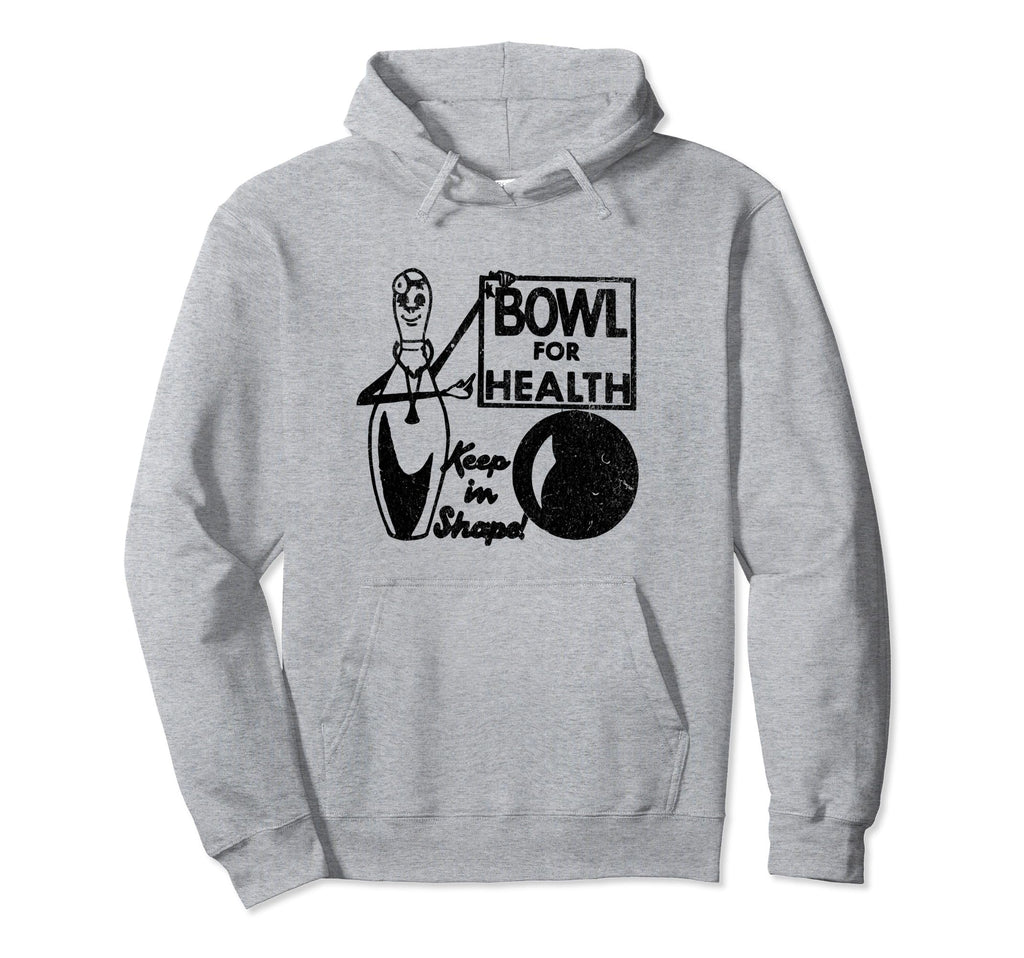 Bowl Health Bowling Matchbook Hoodie - Fun Novelty Design for Adults - T-Shirt, Sweatshirt, Hoodie