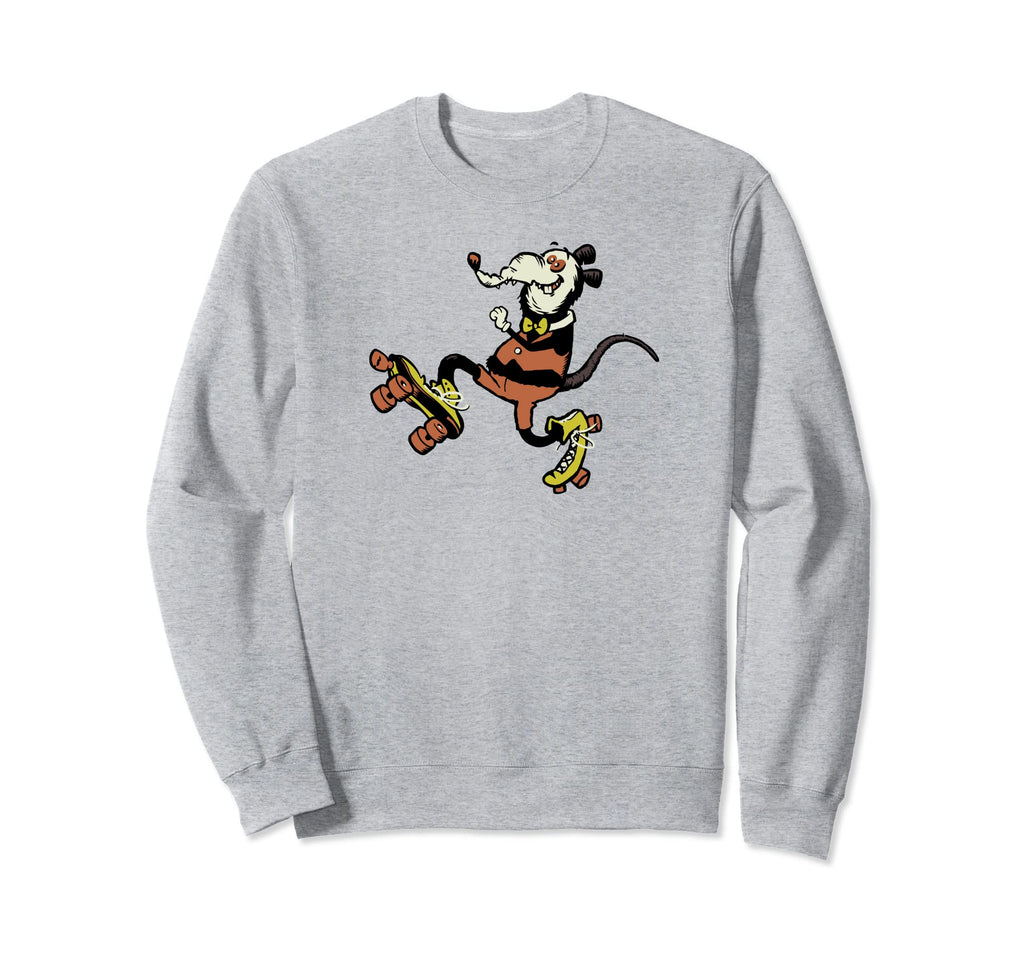 Rink Rat Roller Skating Rat Sweatshirt - Casual Everyday Wear Men Women - T-Shirt, Sweatshirt, Hoodie