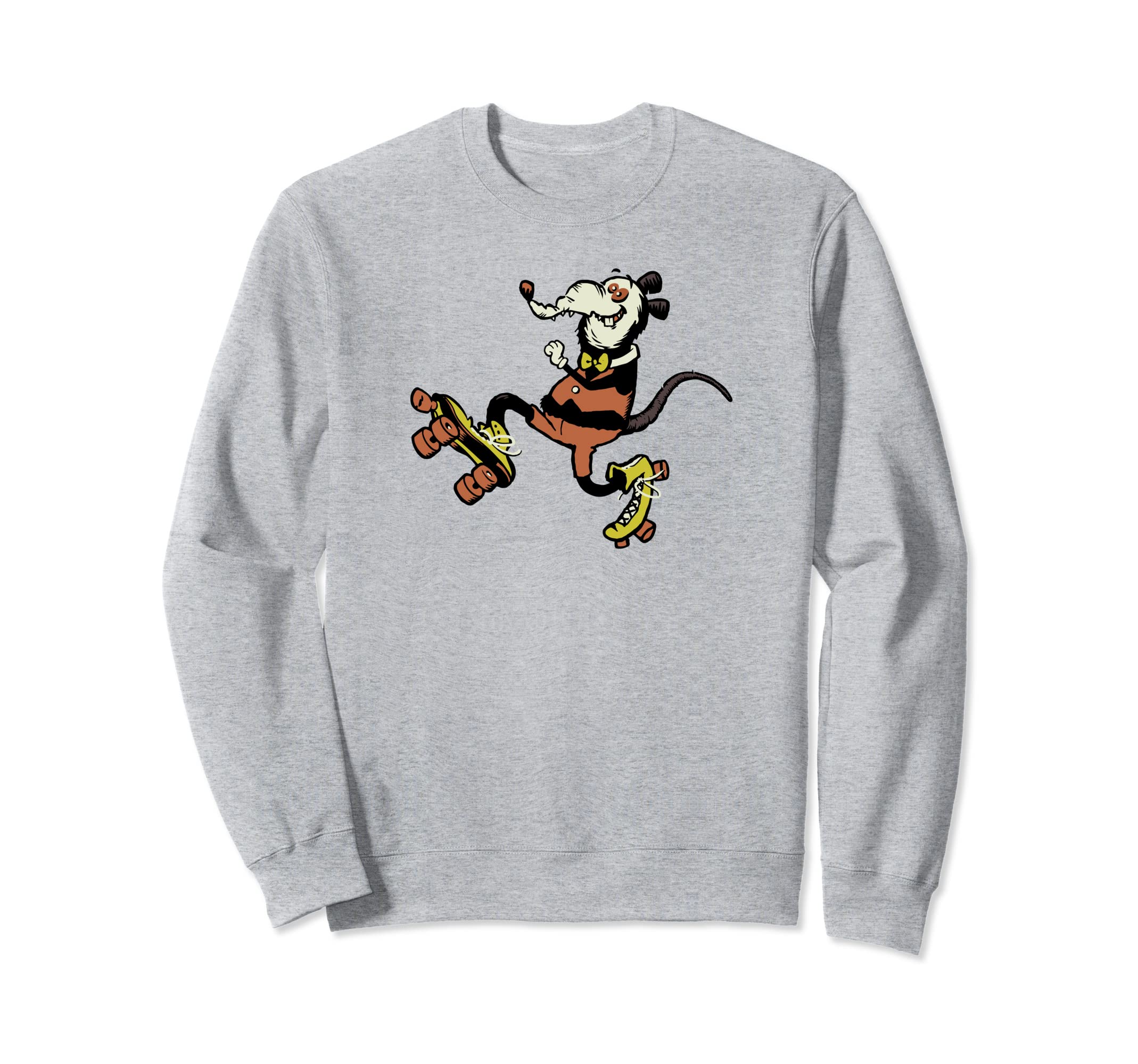 Rink Rat Roller Skating Rat Sweatshirt - Casual Everyday Wear Men Women - T-Shirt, Sweatshirt, Hoodie