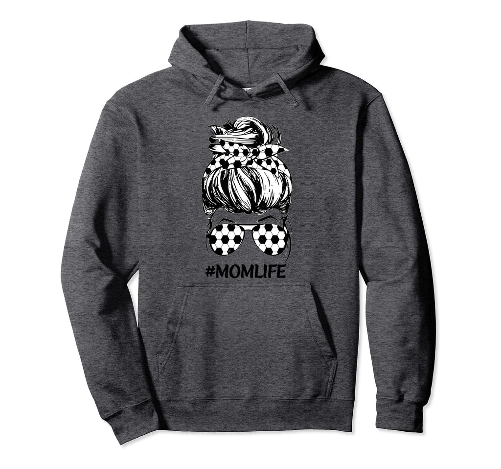 Mom Life Soccer Lover Mothers Day Messy Hoodie - Trendy Graphic Men Women - T-Shirt, Sweatshirt, Hoodie