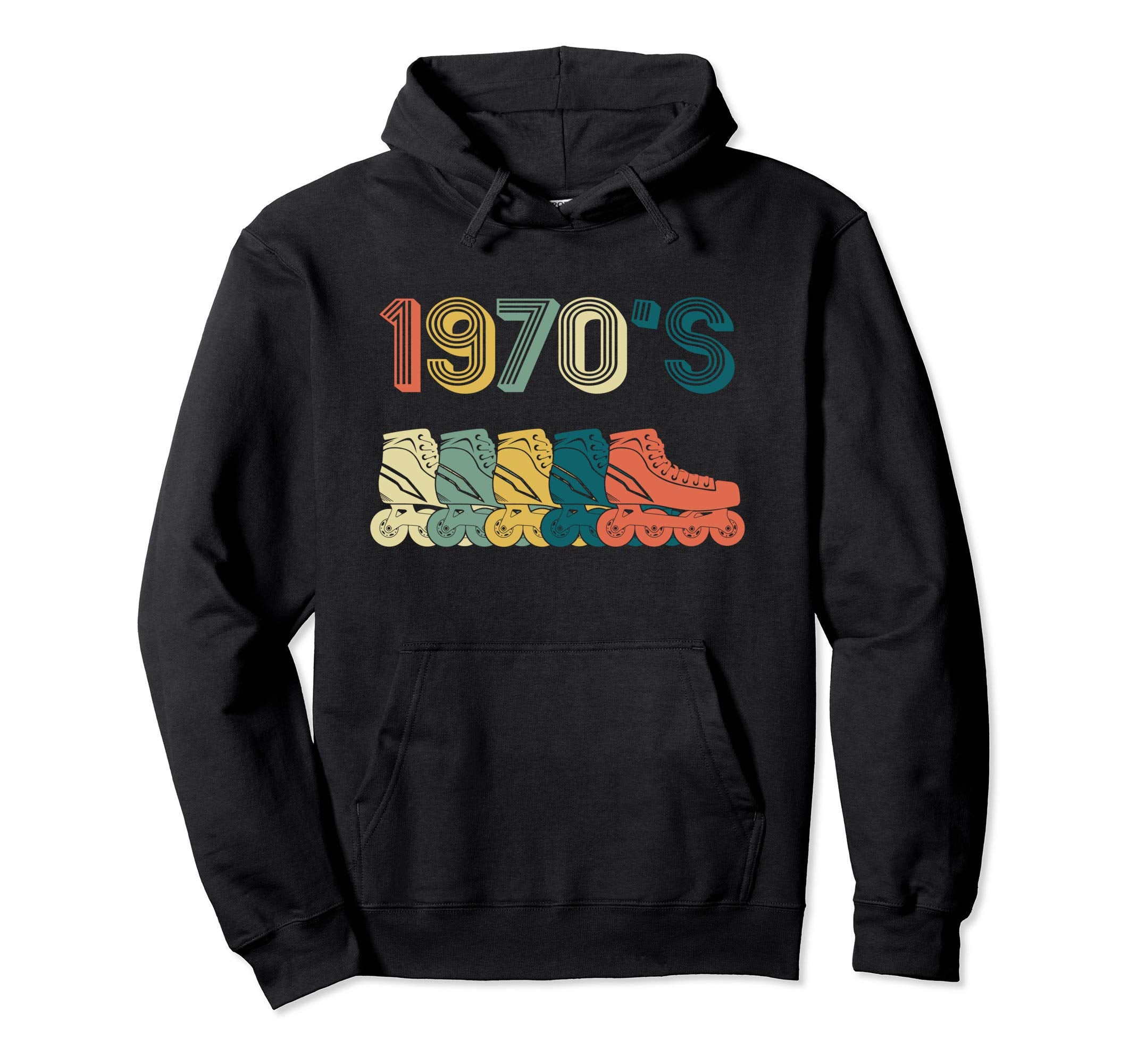 Roller Skate Skating 70S Gift Hoodie - Casual Everyday Wear Unisex - T-Shirt, Sweatshirt, Hoodie
