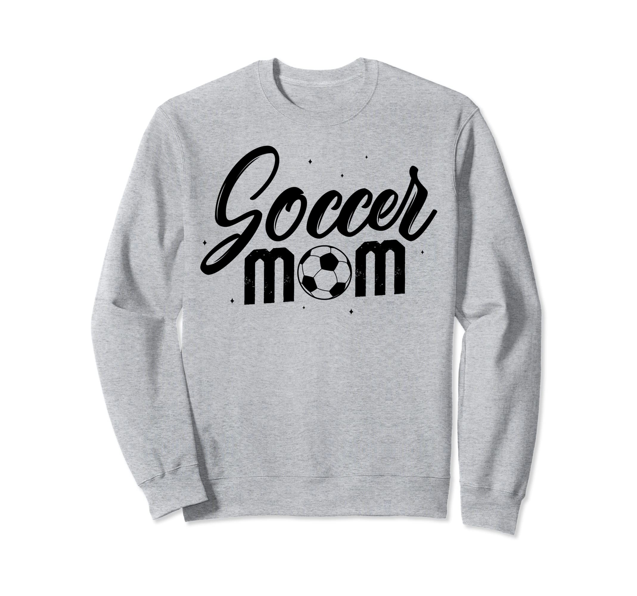 Mother Soccer Mom Football Mama Sweatshirt - Aesthetic Graphic Men Women - T-Shirt, Sweatshirt, Hoodie