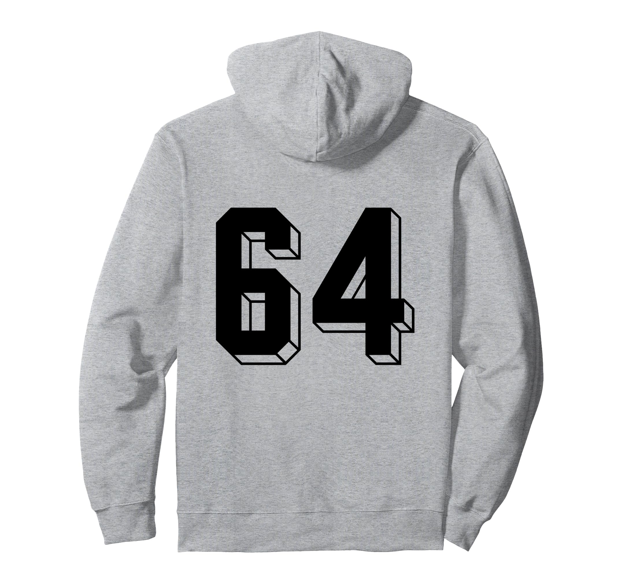 Number 64 Backside 80S 90S Team Jersey Hoodie - Custom Art Print Men Women - T-Shirt, Sweatshirt, Hoodie