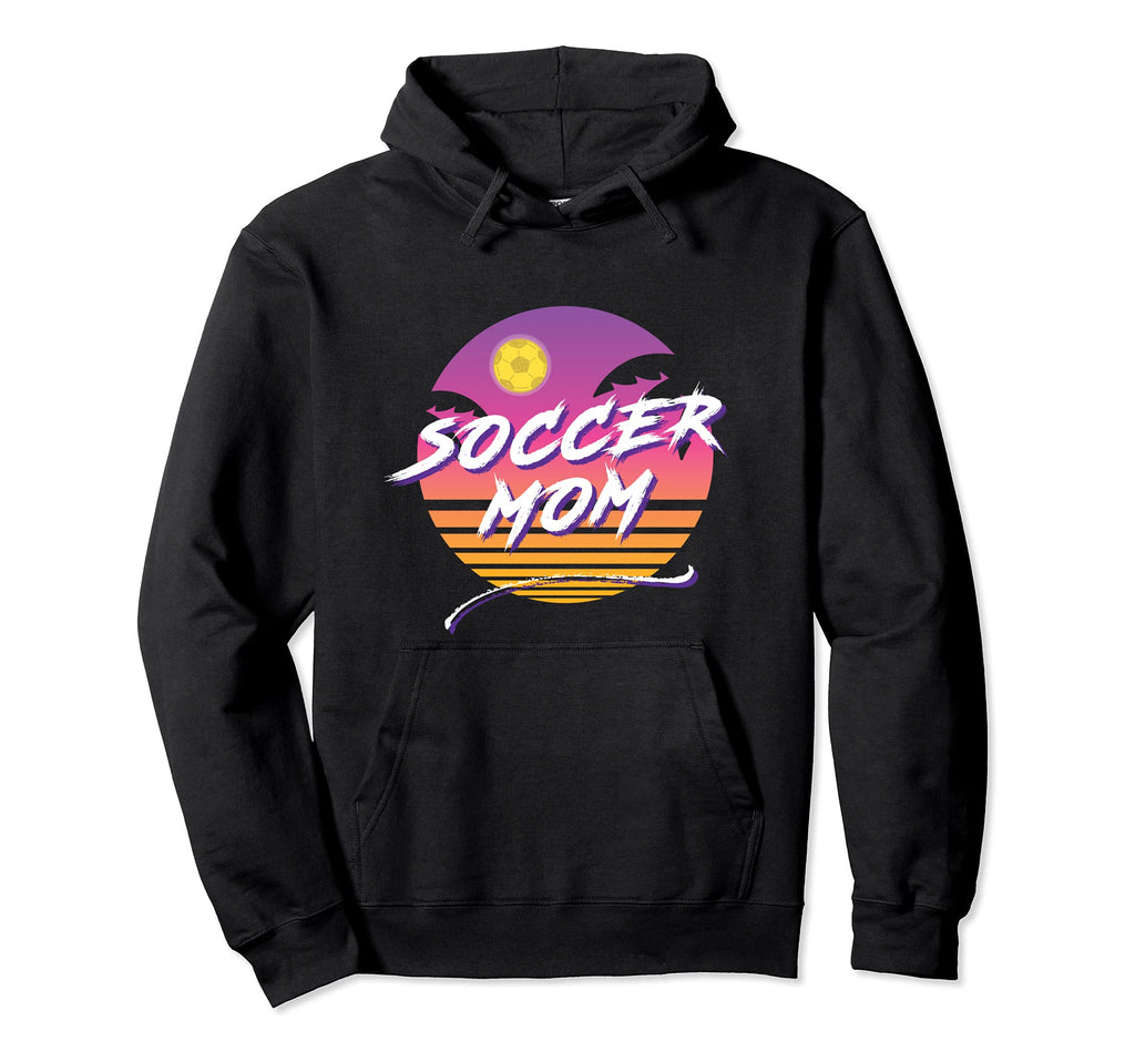 Soccer Mom 80S Vibe Hoodie - Streetwear Style Unisex - T-Shirt, Sweatshirt, Hoodie