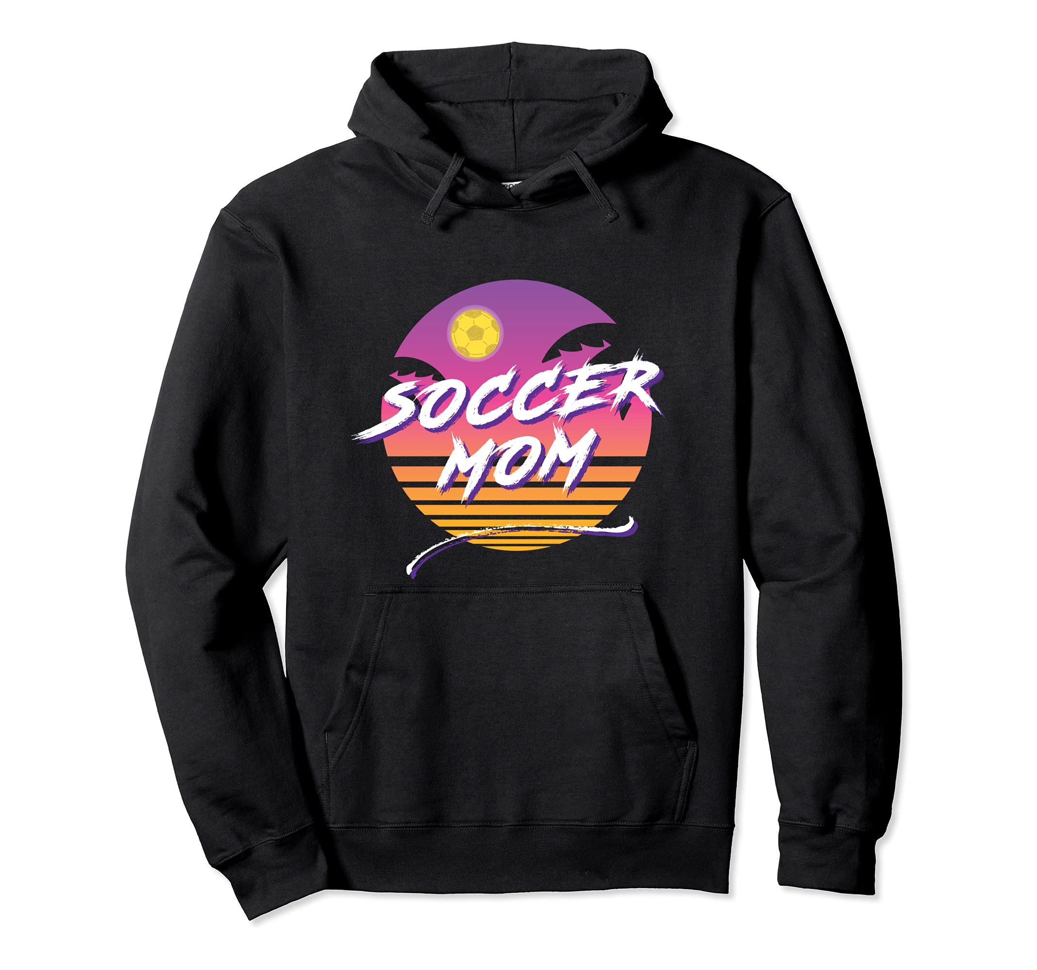 Soccer Mom 80S Vibe Hoodie - Streetwear Style Unisex - T-Shirt, Sweatshirt, Hoodie