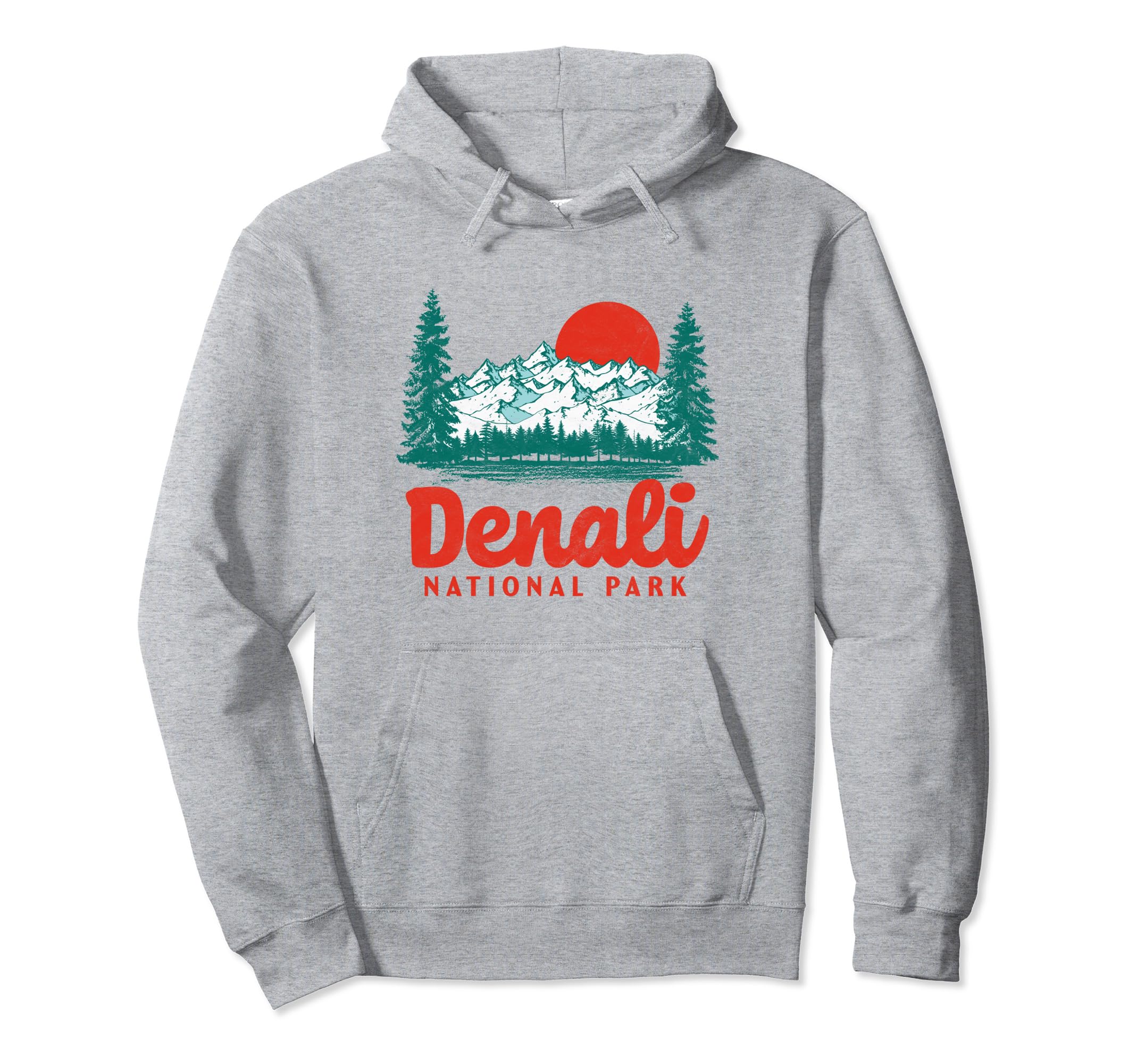 Denali National Park 80S Hoodie - Trendy Graphic for Adults - T-Shirt, Sweatshirt, Hoodie