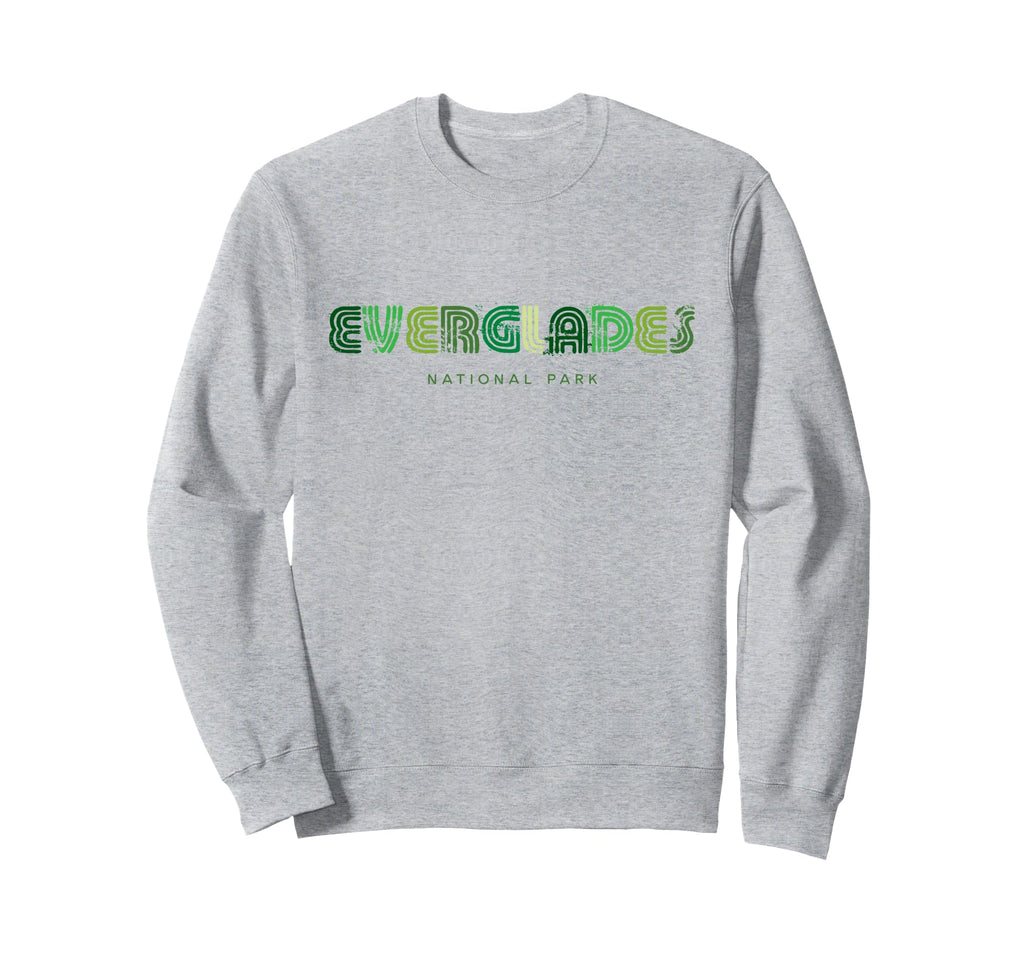 Everglades National Park 70S 80S Sweatshirt - Novelty Apparel for Adults - T-Shirt, Sweatshirt, Hoodie