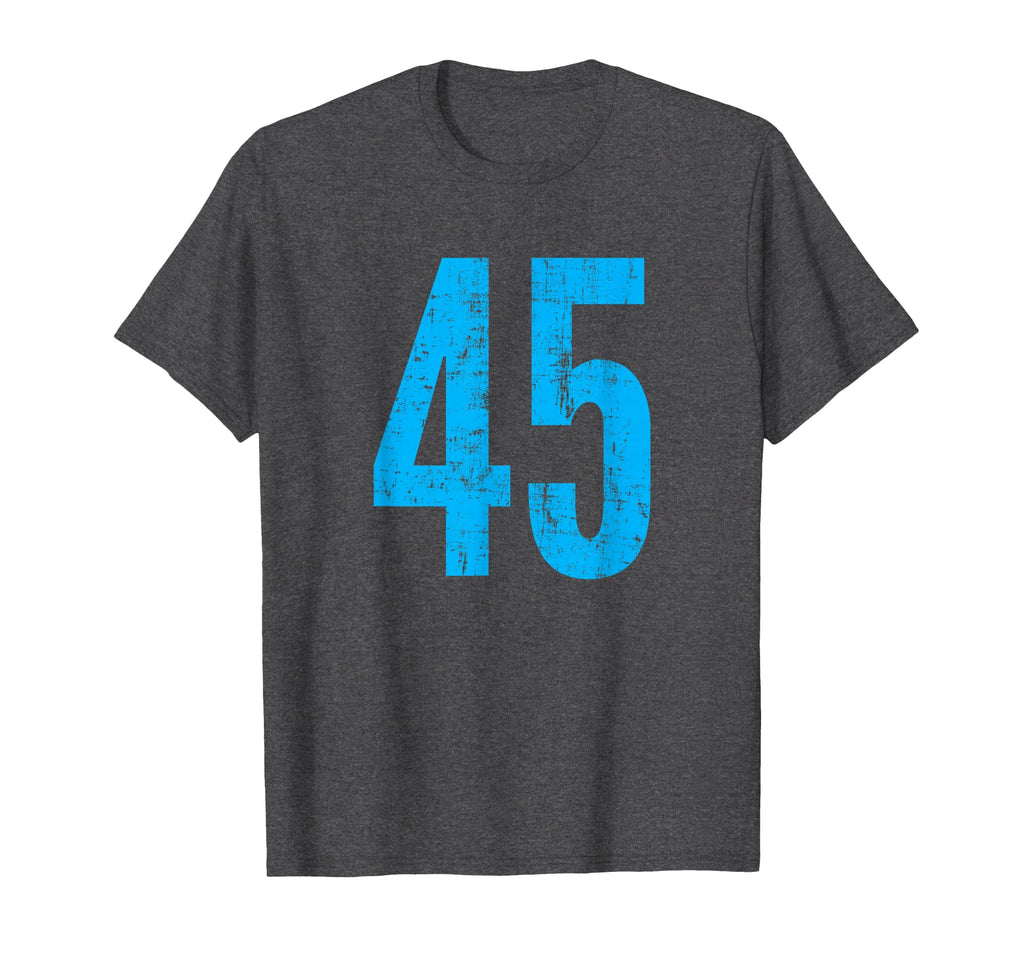 Number 45 Distressed Sport Team T-Shirt - Streetwear Style Men Women - T-Shirt, Sweatshirt, Hoodie