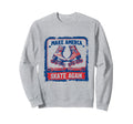 Make America Skate Again Roller Skating Co Hoodie - Unique Graphic Unisex - T-Shirt, Sweatshirt, Hoodie