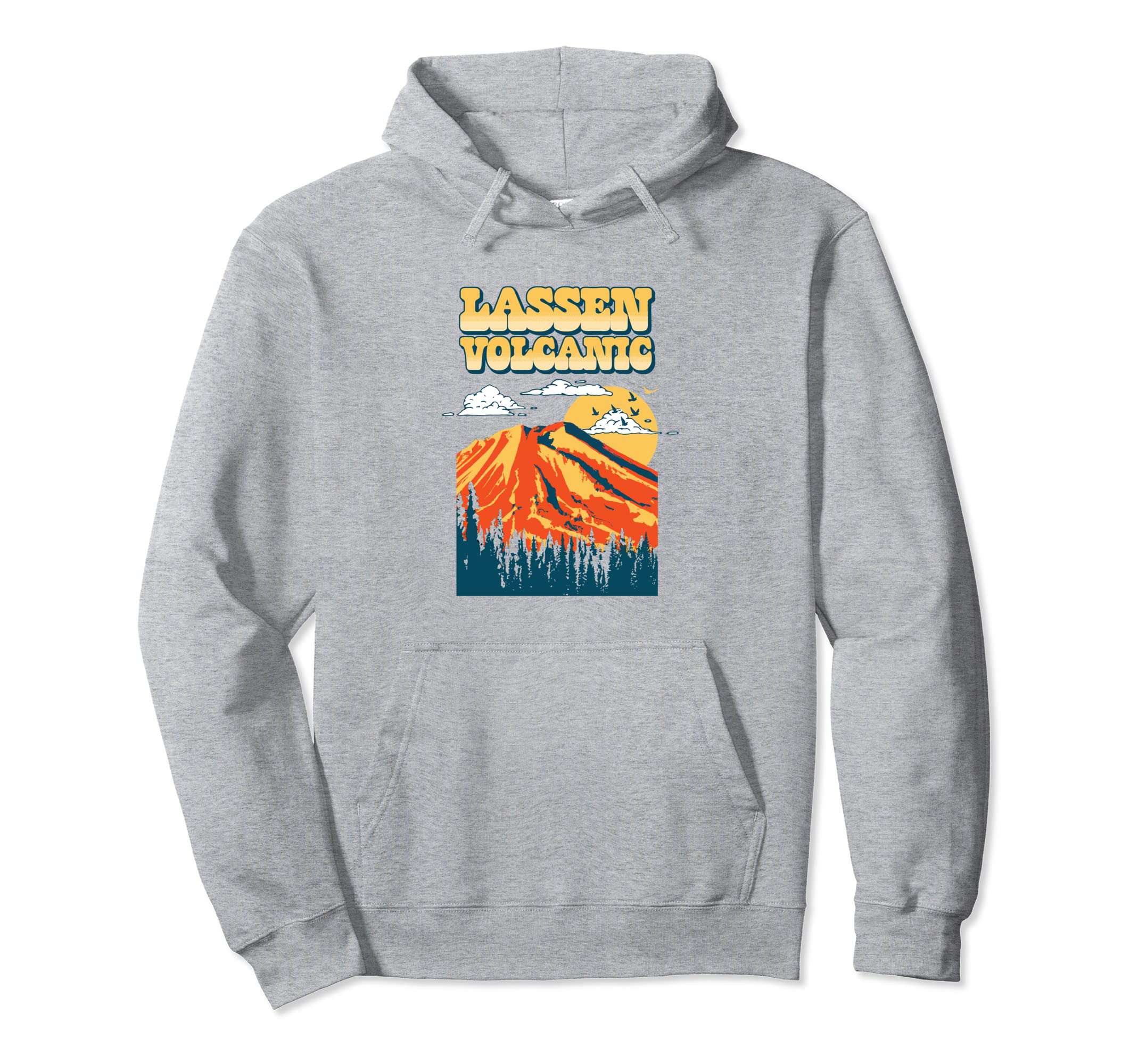 Lassen Volcanic National Park Wpa Hoodie - Aesthetic Graphic Unisex - T-Shirt, Sweatshirt, Hoodie