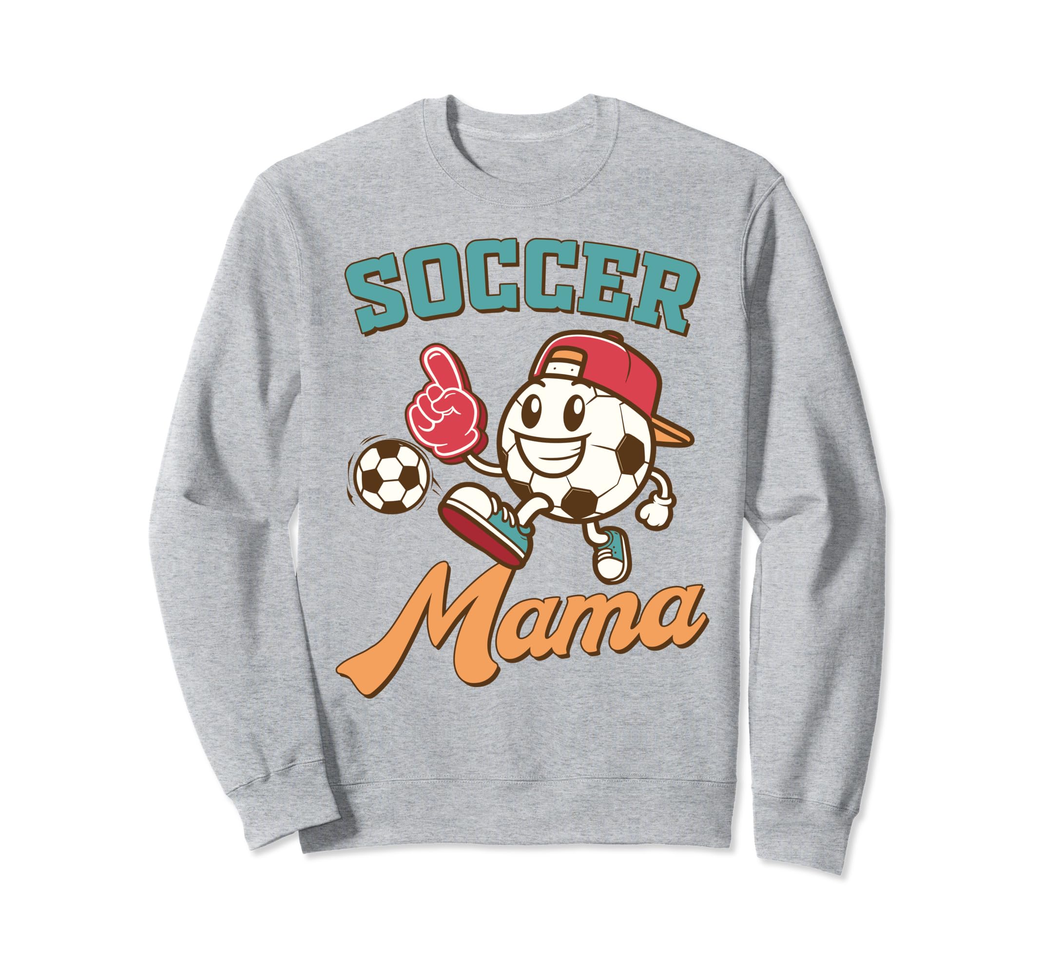 Soccer Mom Game Day Family Supporter Sweatshirt - Trendy Graphic Men Women - T-Shirt, Sweatshirt, Hoodie