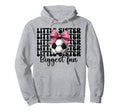 Soccer Sister Soccer Little Sister Hoodie - Custom Art Print for Adults - T-Shirt, Sweatshirt, Hoodie