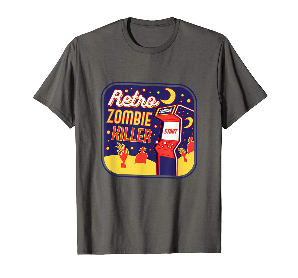 Zombie Arcade Oldschool Gamer T-Shirt - Unique Graphic Men Women - T-Shirt, Sweatshirt, Hoodie