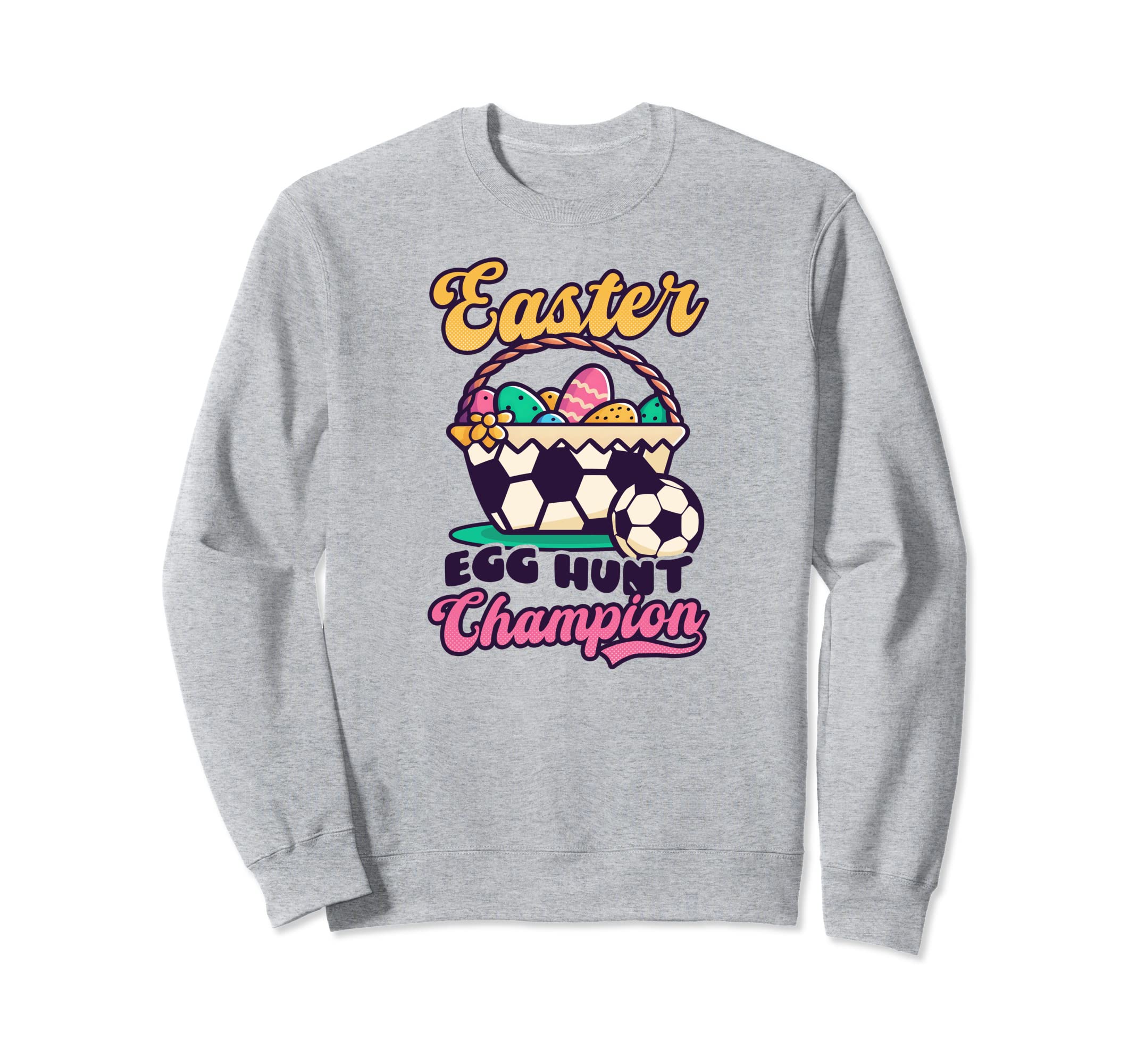 Easter Egg Hunt Champion Soccer Sweatshirt - Custom Art Print for Adults - T-Shirt, Sweatshirt, Hoodie
