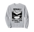 Denali National Park Souvenir Alaska Sweatshirt - Custom Art Print Unisex - T-Shirt, Sweatshirt, Hoodie