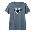 Soccer Love Soccer Heart Soccer Mom T-Shirt - Custom Art Print for Adults - T-Shirt, Sweatshirt, Hoodie