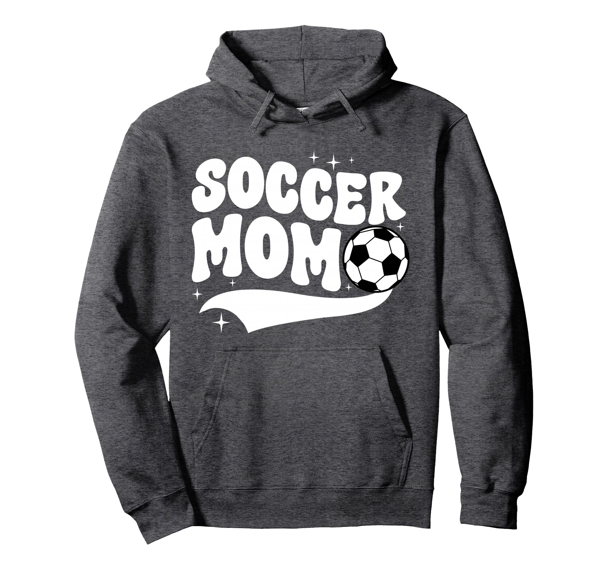 Soccer Mom Soccer Player Mother Groovy Hoodie - Trendy Graphic Men Women - T-Shirt, Sweatshirt, Hoodie