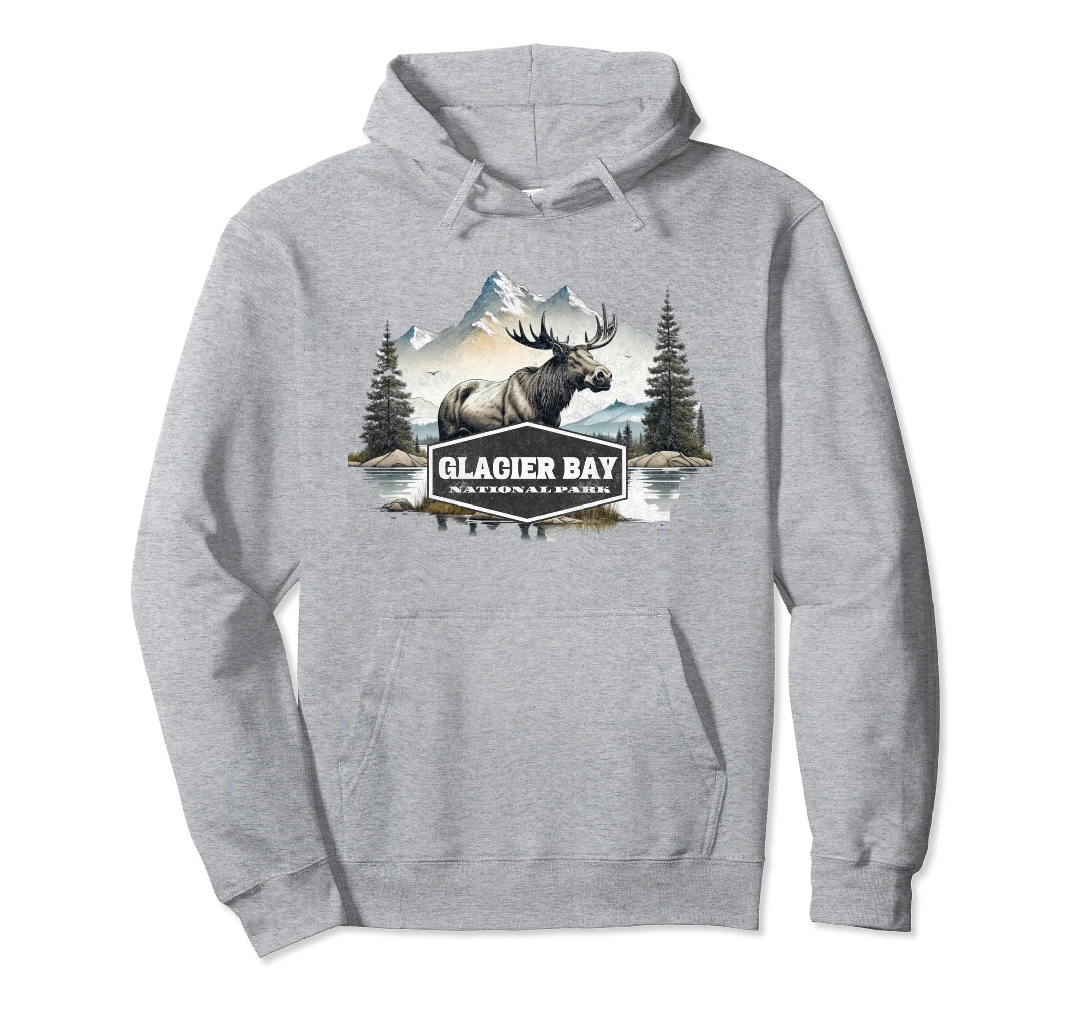 Glacier Bay National Park Alaska Usa Outdoor T-Shirt - Graphic Print Unisex - T-Shirt, Sweatshirt, Hoodie
