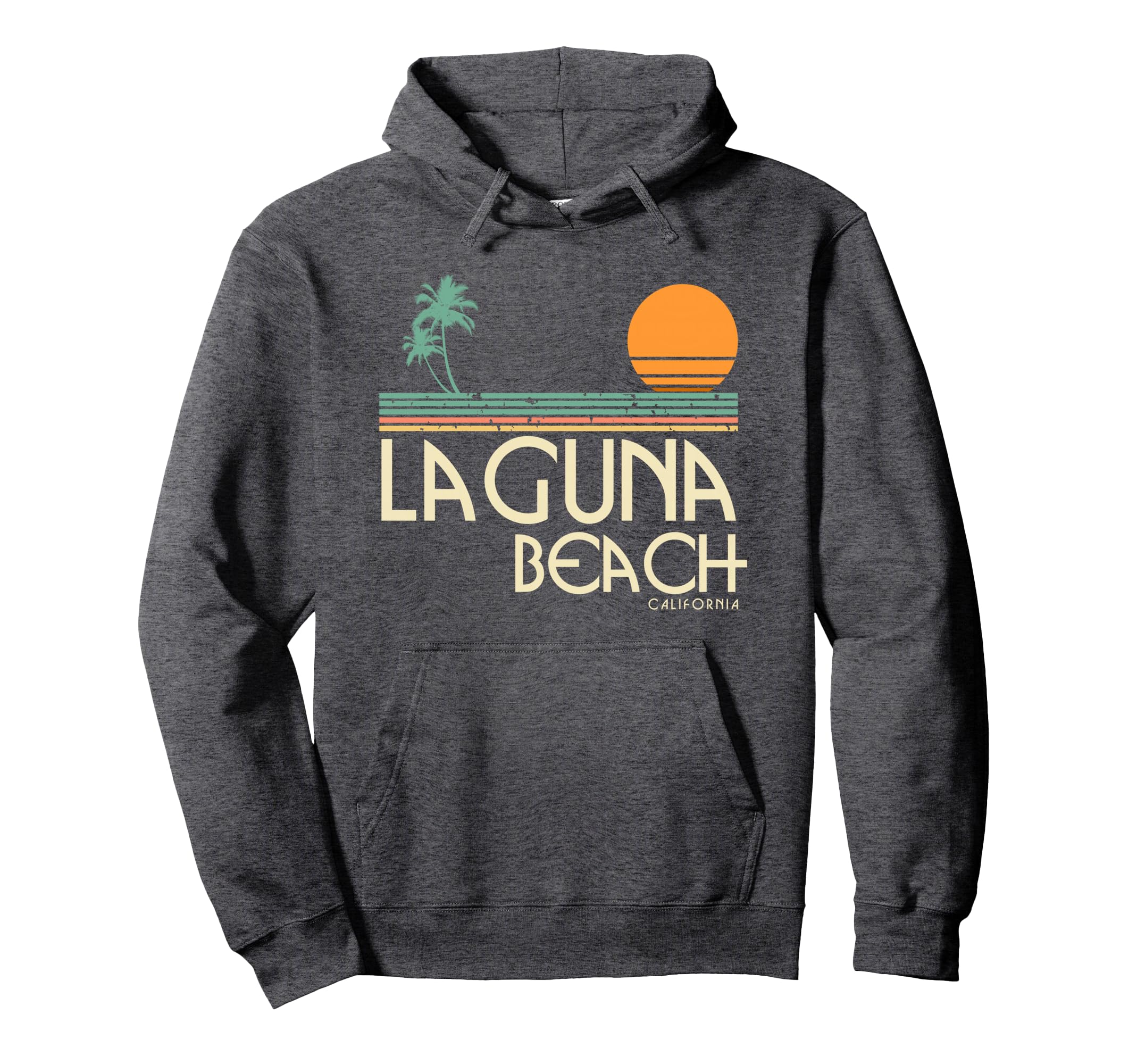 Laguna Beach California Surf Hoodie - Casual Everyday Wear Men Women - T-Shirt, Sweatshirt, Hoodie